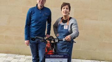 Delivering change on two wheels: Argo Devops Solutions Limited sponsor local deliveries by Share and Repair around Bath